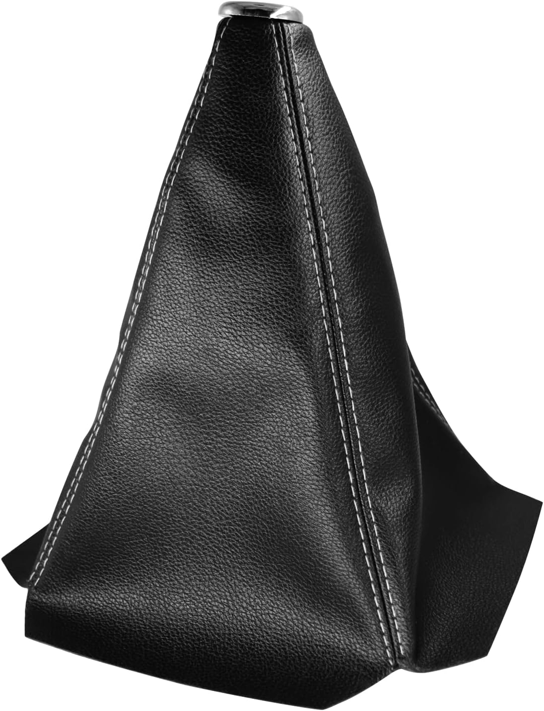 Universal Car Shift Knob Dust Cover Black PU Leather Manual/Auto Shifter Shift Boots Cover (Black)