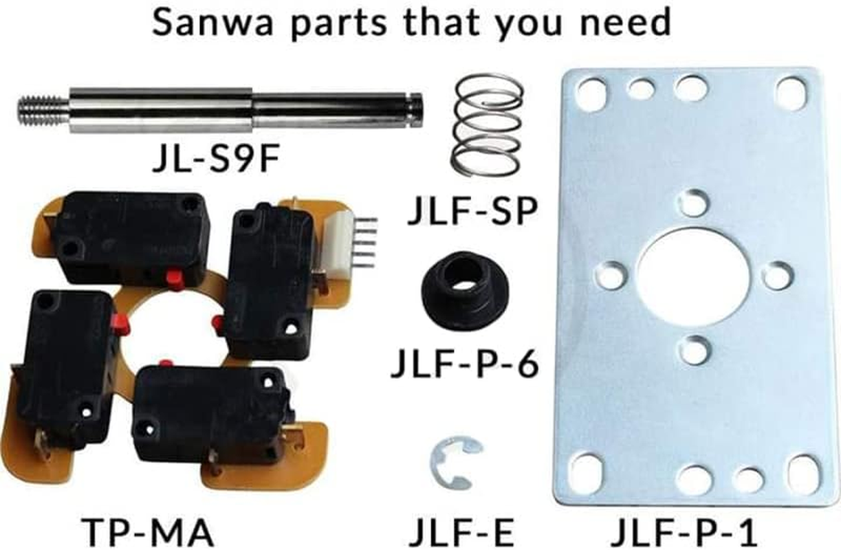 Arcade OTTO DIY V5 Japanese Version Kit for Sanwa JLF-TP-8YT Joystick and Hori Hayabusa Stick Upgrade DIY Kits image number 3