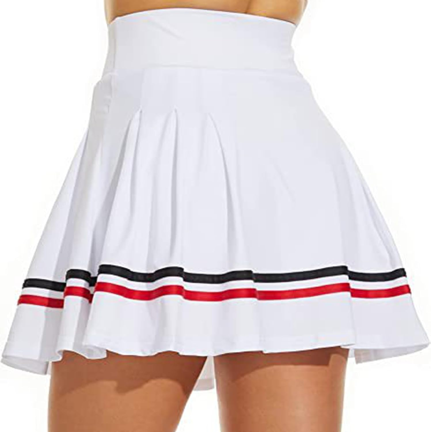 Threeh Women'S Pleated Tennis Skirts Athletic Casual Skorts with Pockets Built-In Shorts High Waisted Golf Sport Skirt