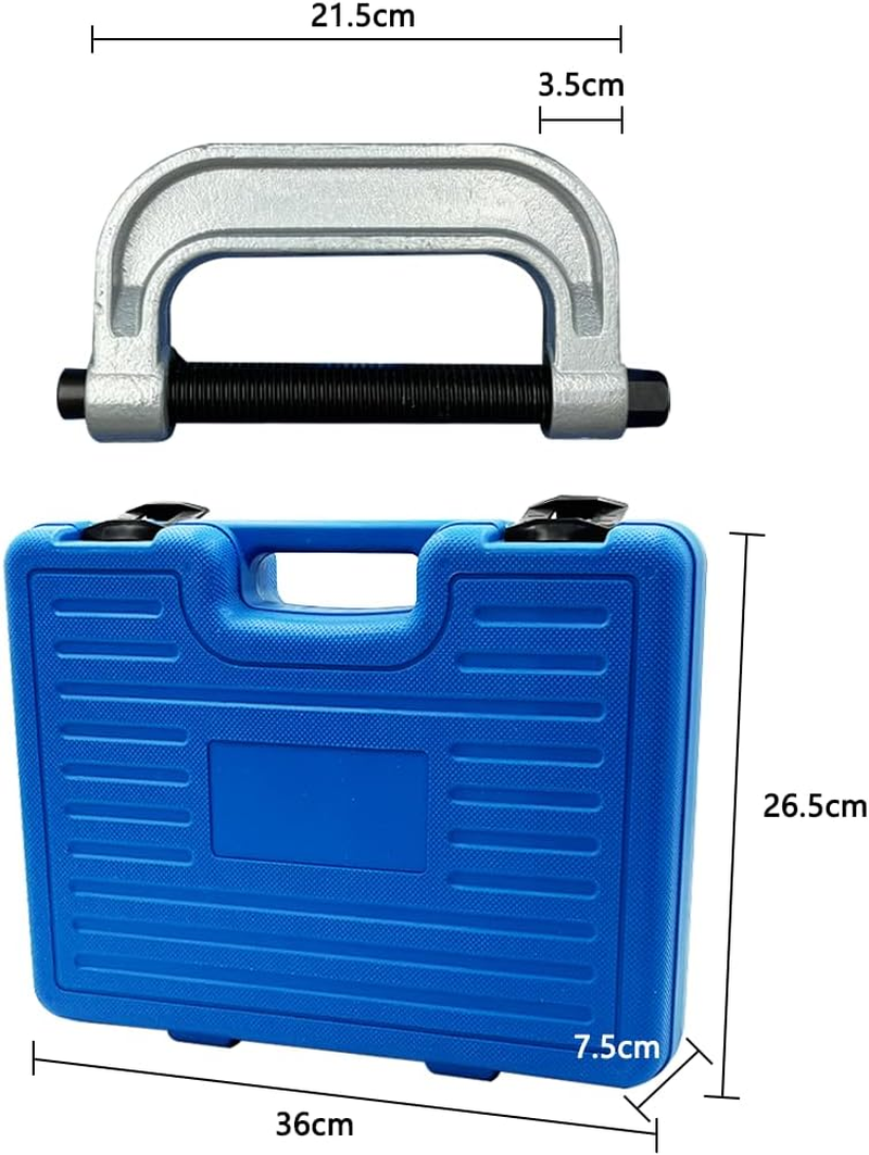 10PCS Ball Joint Press Service Kit Remover Installer Adaptor Set for 4X4 Vehicles, Garage Tool with Carrying Case for Most Cars and Light Trucks image number 1