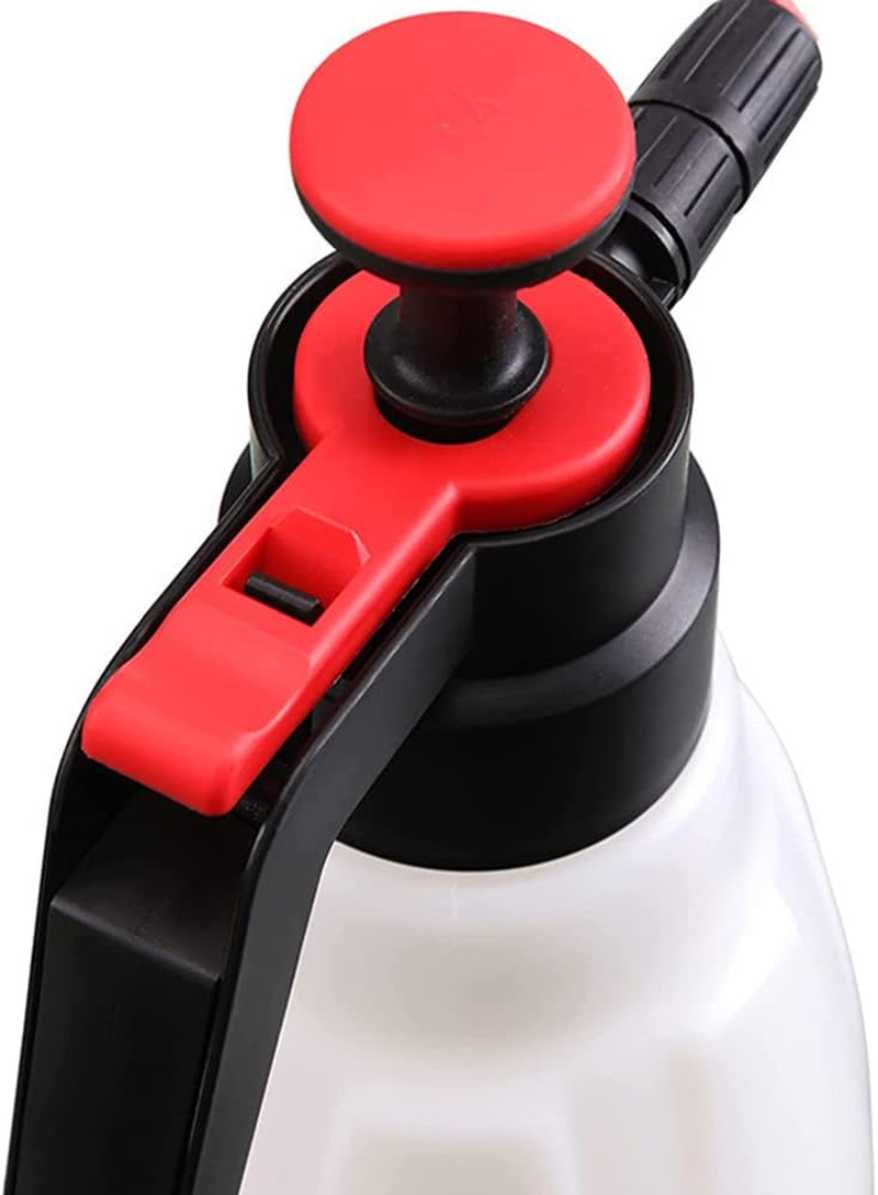 2.5L Hand Pressure Car Wash Foam Sprayer Foaming Pump Sprayer Car Detailing Portable Water Sprayer for Home, Garden and Car Detailing & Washing