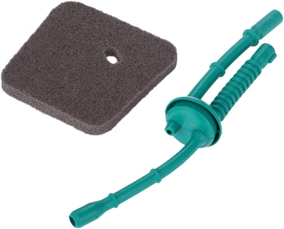 Sagasave 7 Pcs Lawn Mower Fuel Line Kit, Fuel Pipe Service Kit with Primer Bulb, Spark Plug and Air Filter for Stihl FS38 FS45 FS46 FS55 KM55 KM55C image number 3