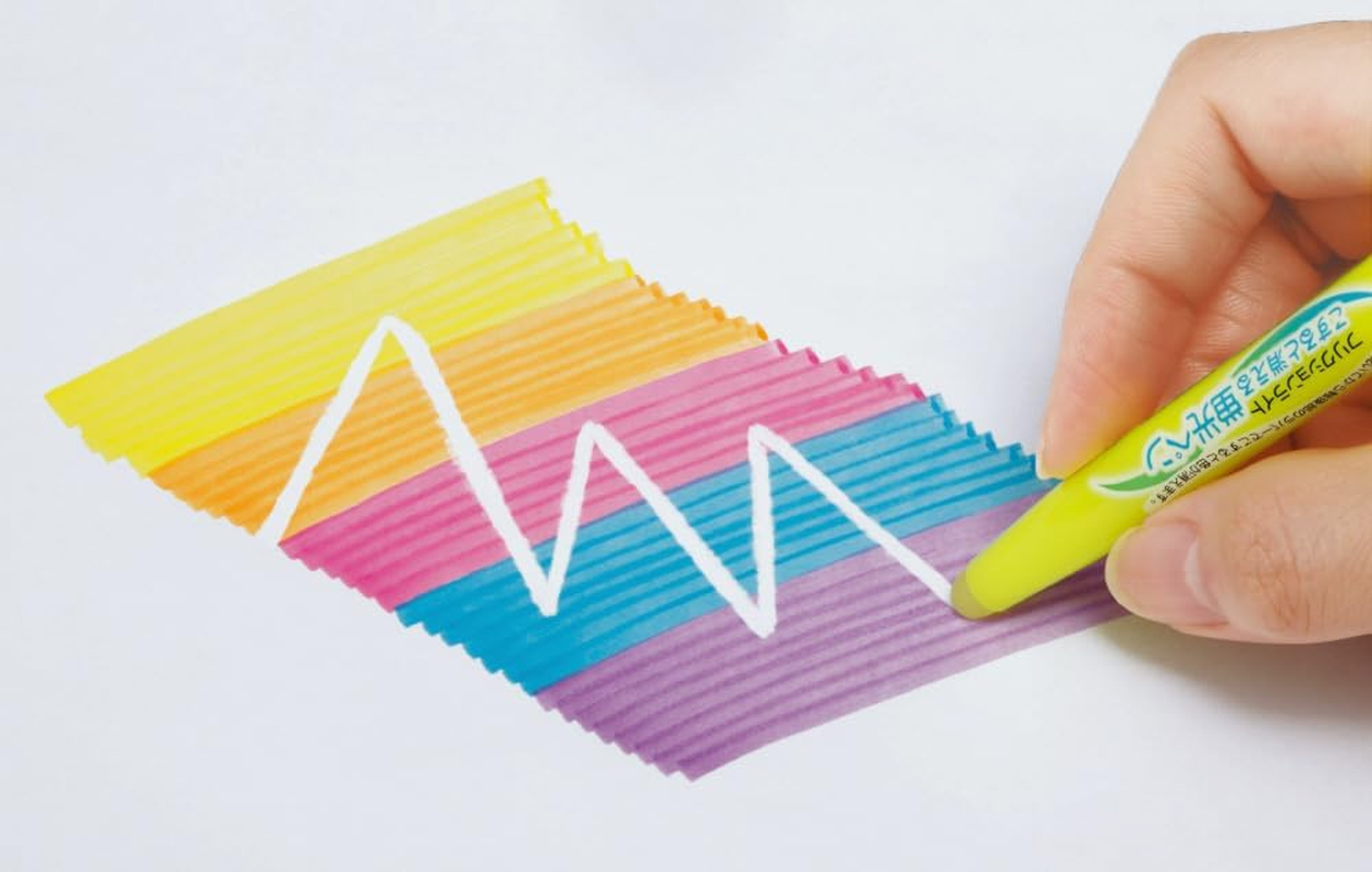 Pilot Highlighter Frixion Light, 6 Color Set image number 1