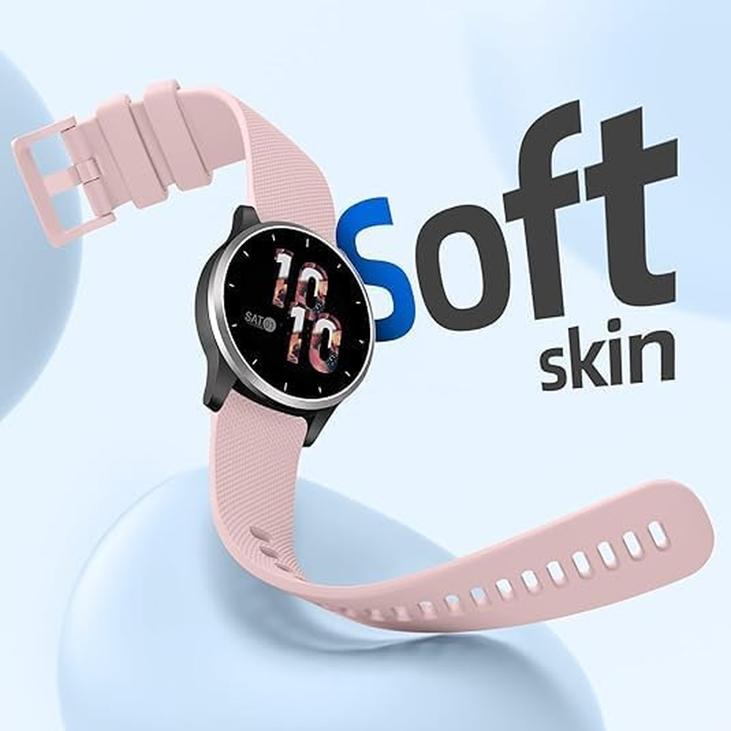 (3 Pack)T Tersely Compatible for Garmin Venu 4 45Mm/3/Forerunner 265 /Vivoactive 4 45Mm / Forerunner 255 /Forerunner 255 Music/ Venu 2, 22Mm Silicone Straps Sport Watch Band Quick Release Strap for Garmin Smartwatch image number 5