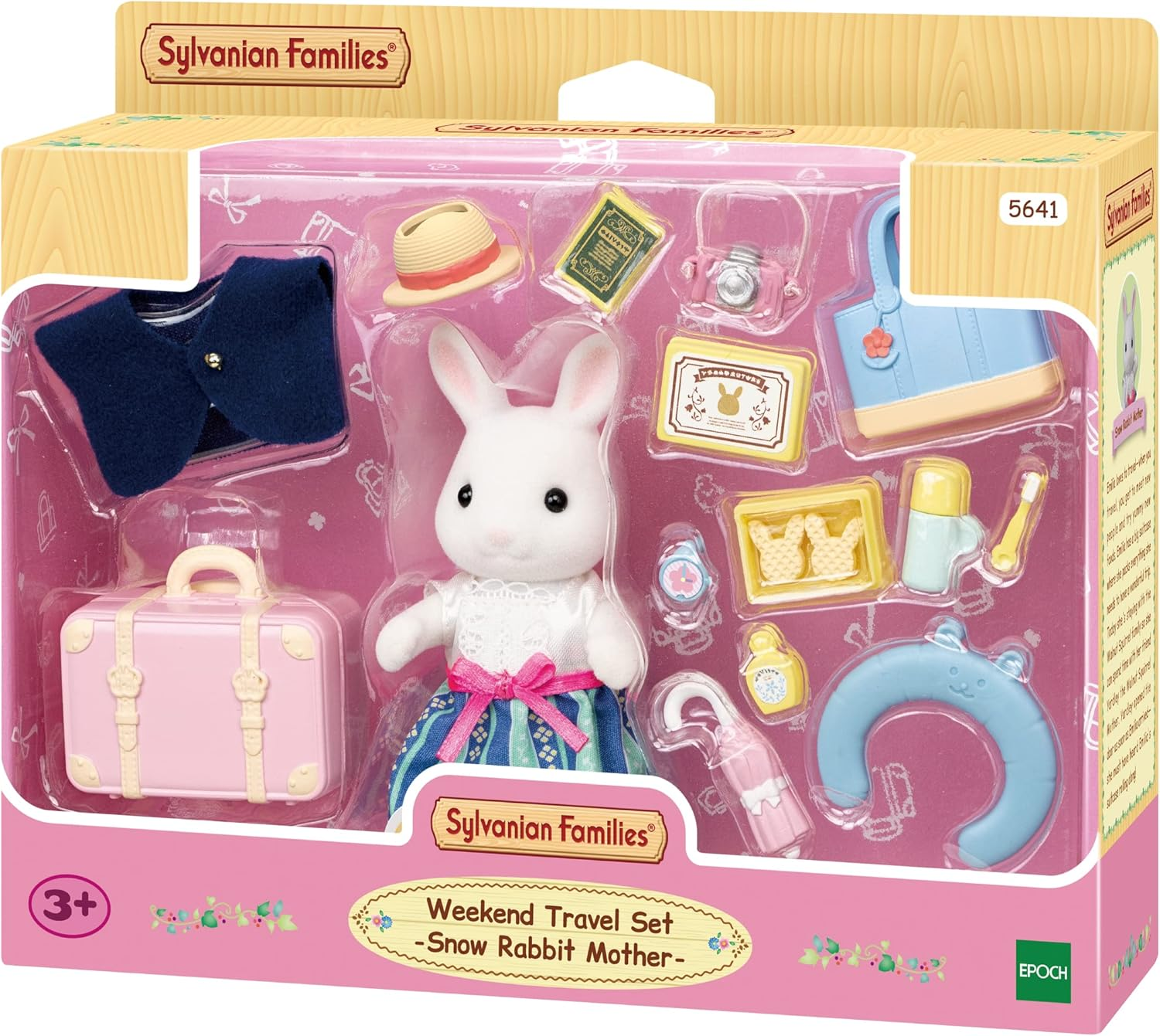 Sylvanian Families - Weekend Travel Set -Snow Rabbit Mother image number 2