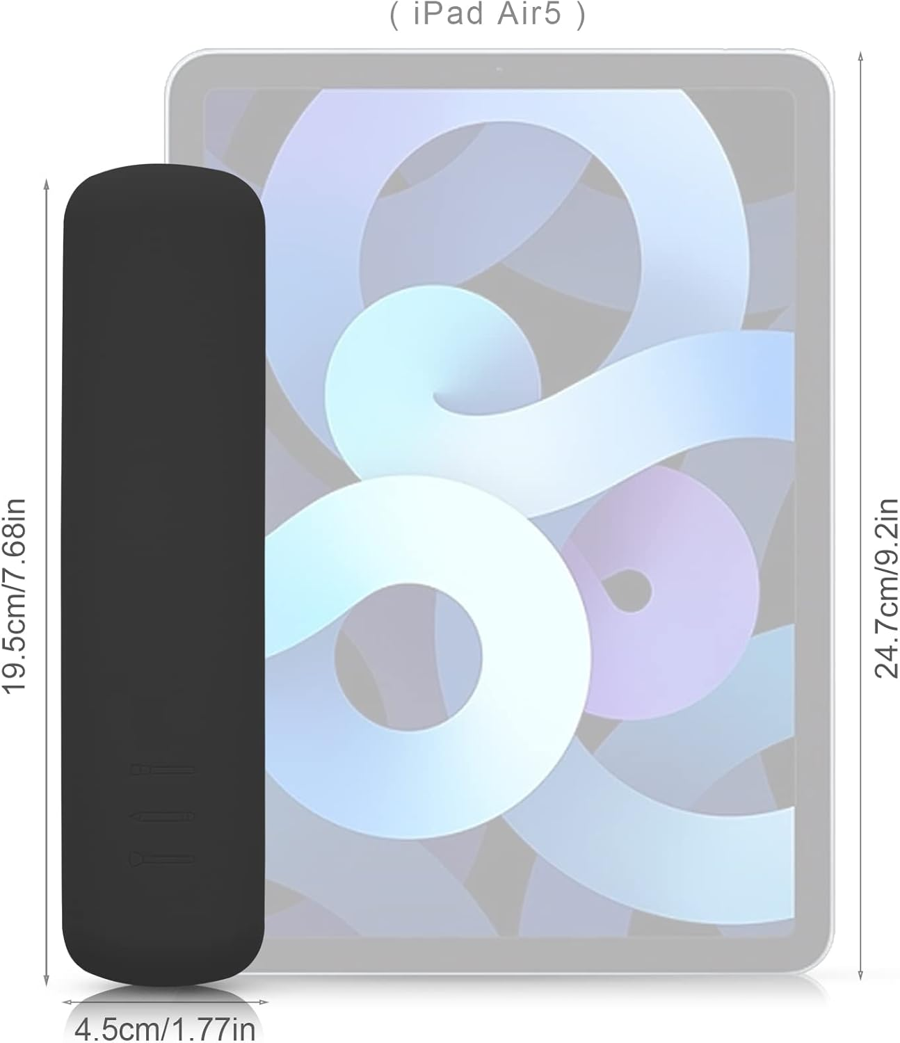 BEZOX Trendy Makeup Brush Holder - Silicon Makeup Brush Case, Sleek Make up Brush Holder, Waterproof Makeup Brush Holder for All Your Brushes (Black) image number 5