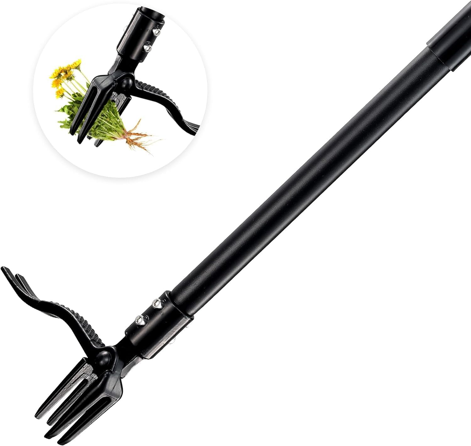 Weed Puller with 155Cm Long Handle - Adjustable Stand up Weed Puller Tool for Lawn Garden Farmland image number 4