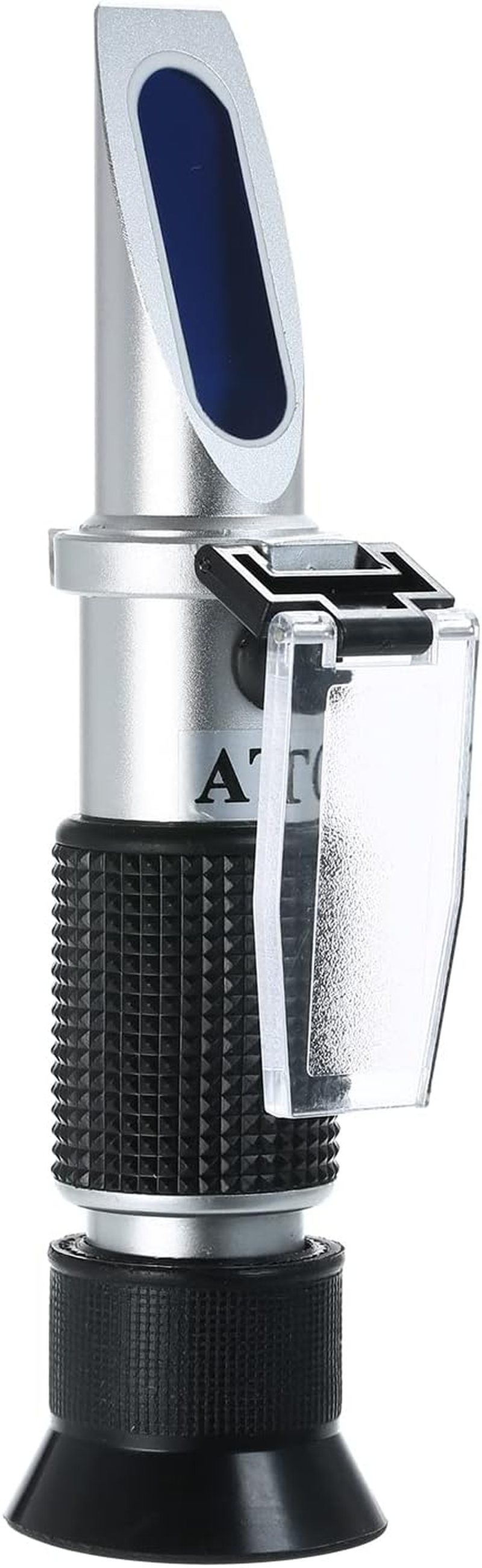 Salinity Refractometer Handheld Seawater Hydrometers Optical Salinity Tester Portable ATC Refractometer, Dual Scale: 0-100&permil; & 1.000-1.070 Specific Gravity, Saltwater Tester for Aquarium, Seawate Salin image number 3