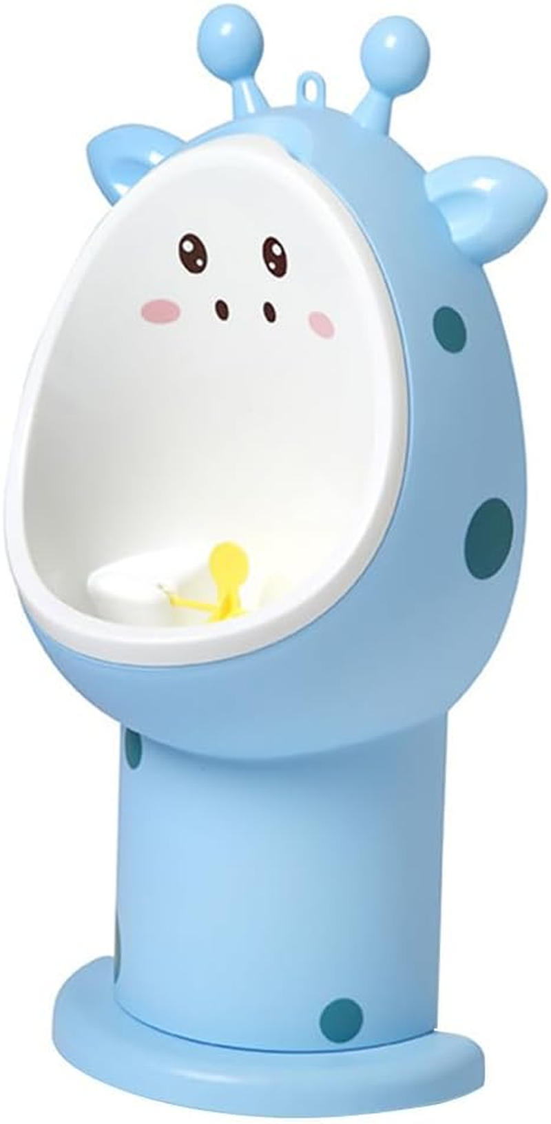 ERINGOGO Boys Urinal Potty Training Standing Toddler Urinal with Cartoon Design Adjustable Height and Removable Bowl for Easy Cleaning