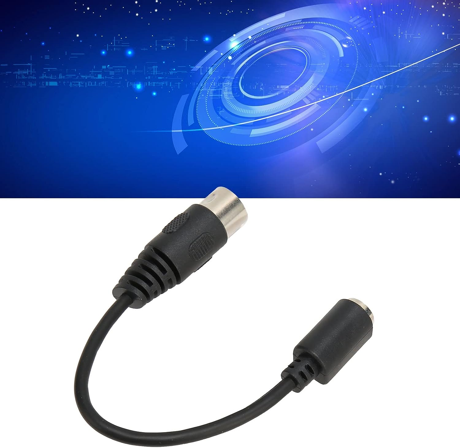 Keyboard and Mouse Adapter Cable for , 5 Pin Male DIN to 6 Pin Female Mini DIN, 0.15M / 5.9In, Plug and Play. image number 5
