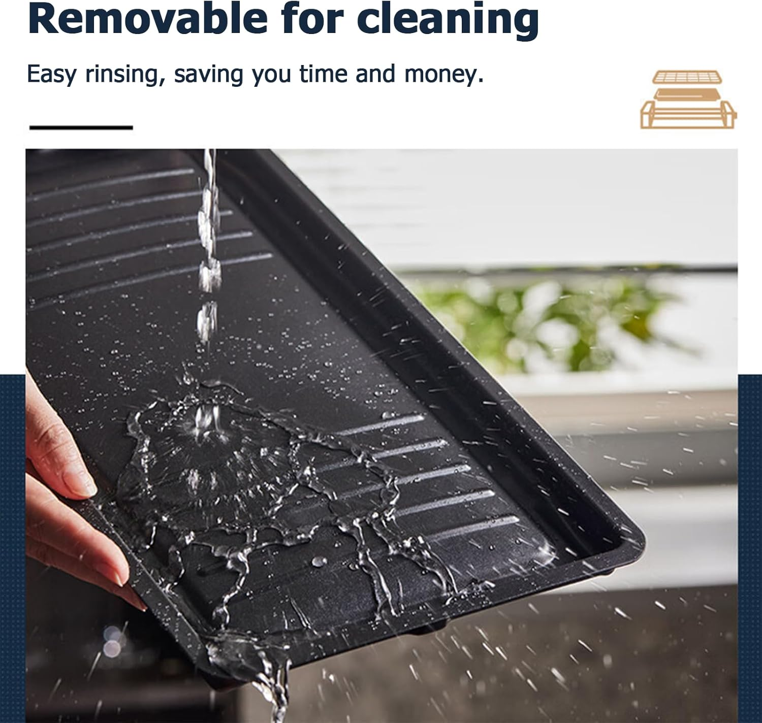 Electric BBQ Grill, 2-In-1 Smokeless Electric Grills with Removable Grill & Non-Stick Baking Pan, Portable Korean BBQ, Knob Temperature Control, 2000W, Dishwasher Safe image number 1