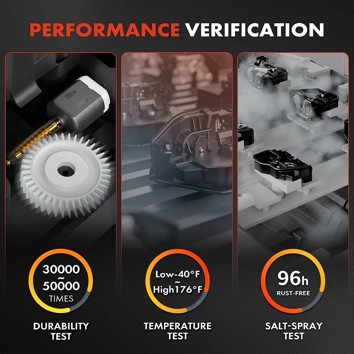 A-Premium Fuel Door Lock Actuator Compatible with Hyundai Santa Fe 2013-2018, Sport Utility, Fuel Filler Door Opener Actuator Fuel Gas Release Handle Opener with Cable, Replace# 815902W000 81590-2W000 image number 3