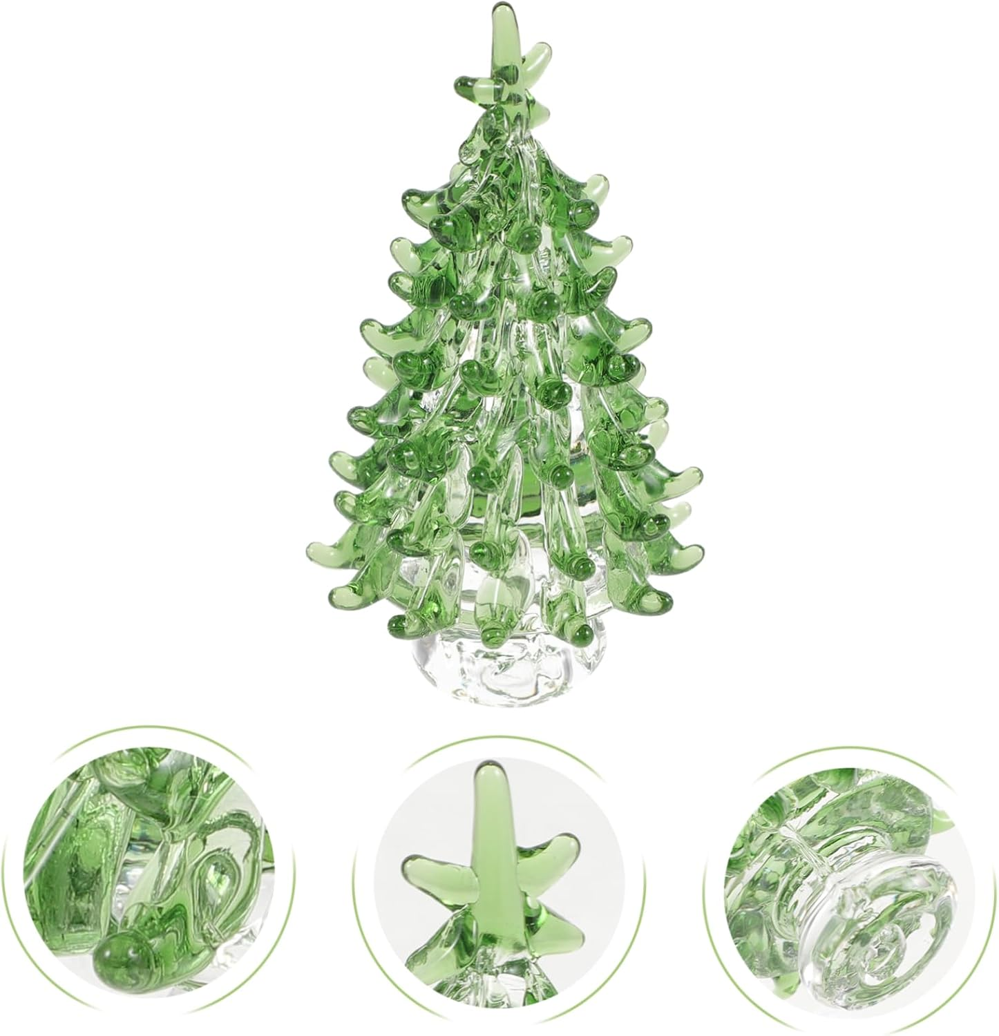 Ciieeo Mini Crystal Christmas Tree Festive Desktop Decorations Xmas Tree Ornaments Party Home Table Decorations Xmas Supplies image number 3