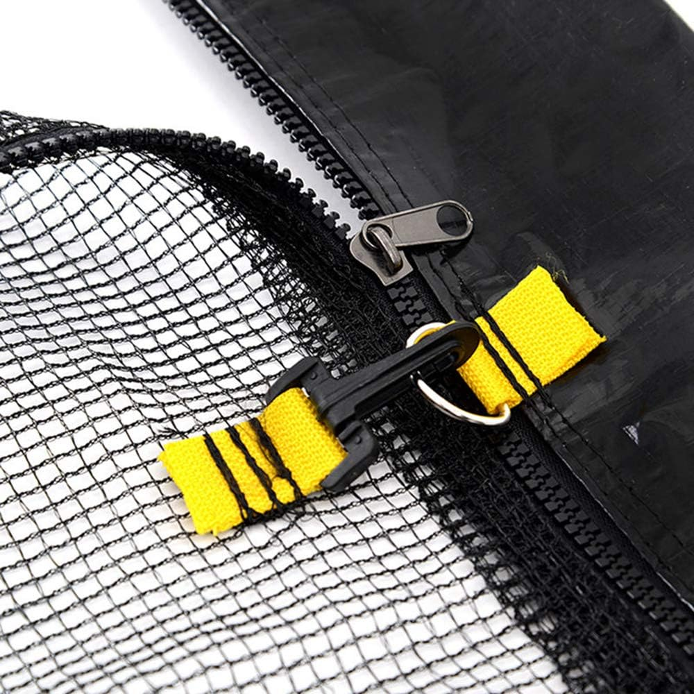 Sport Trampoline 12Ft Replacement Safety Enclosure Net for 8 Straight Poles round Frame Trampoline (Net Only) image number 5