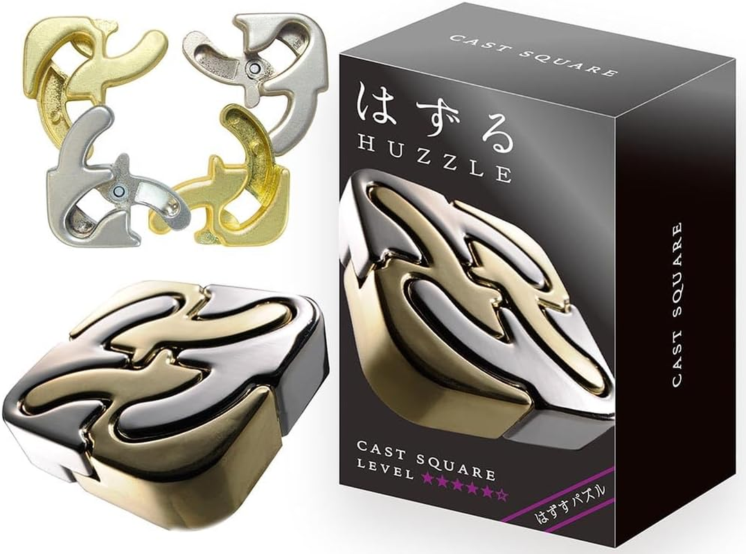 Hanayama Huzzle Level 5 Cast Square Puzzle