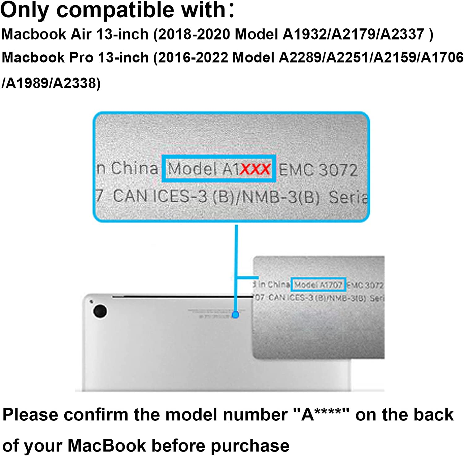 T Tersely Privacy Screen Protector for Macbook Air 13 Inch(2018-2020, M1)/ Macbook Pro 13 Inch(2016-2022, M1, M2), Magnetic Removable anti Glare Screen Protector with Camera Cover for Mac 13'' Laptop image number 1