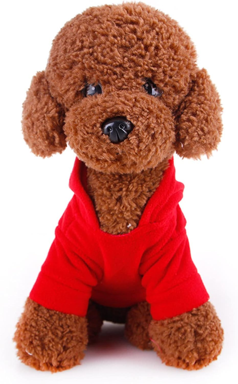 Dog Costume Pet Clothes Hoodie Red image number 3
