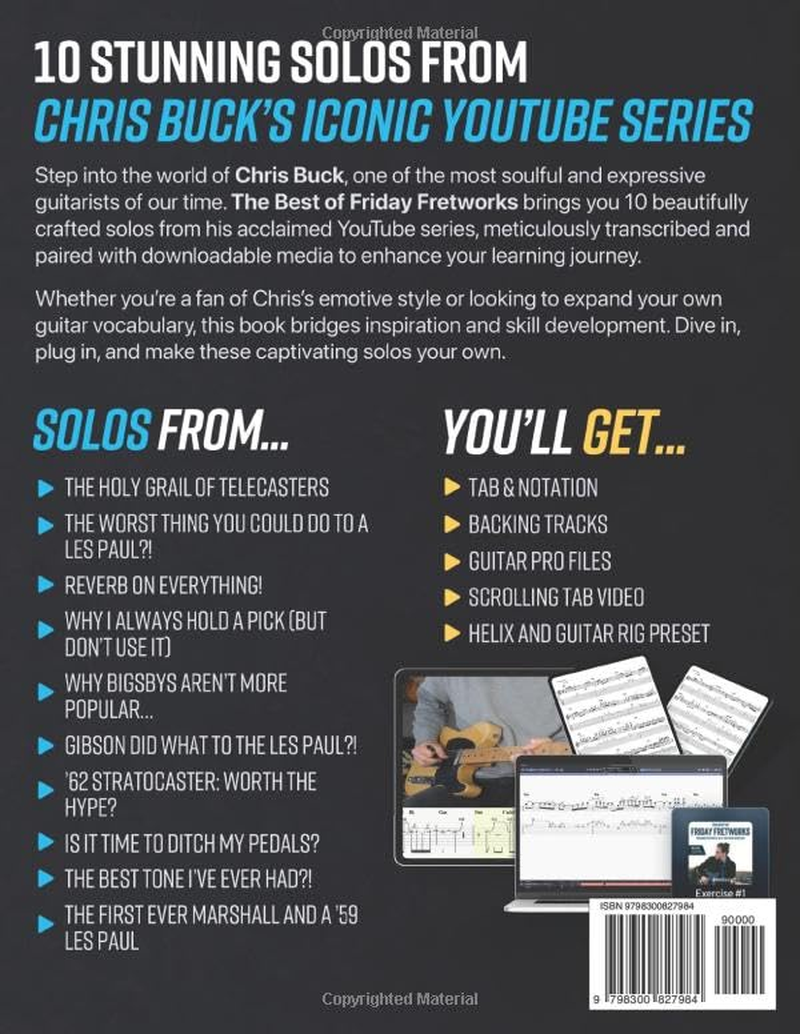 The Best of Friday Fretworks: Transcriptions of 10 of the Most Popular Guitar Solos from the Friday Fretworks Youtube Series