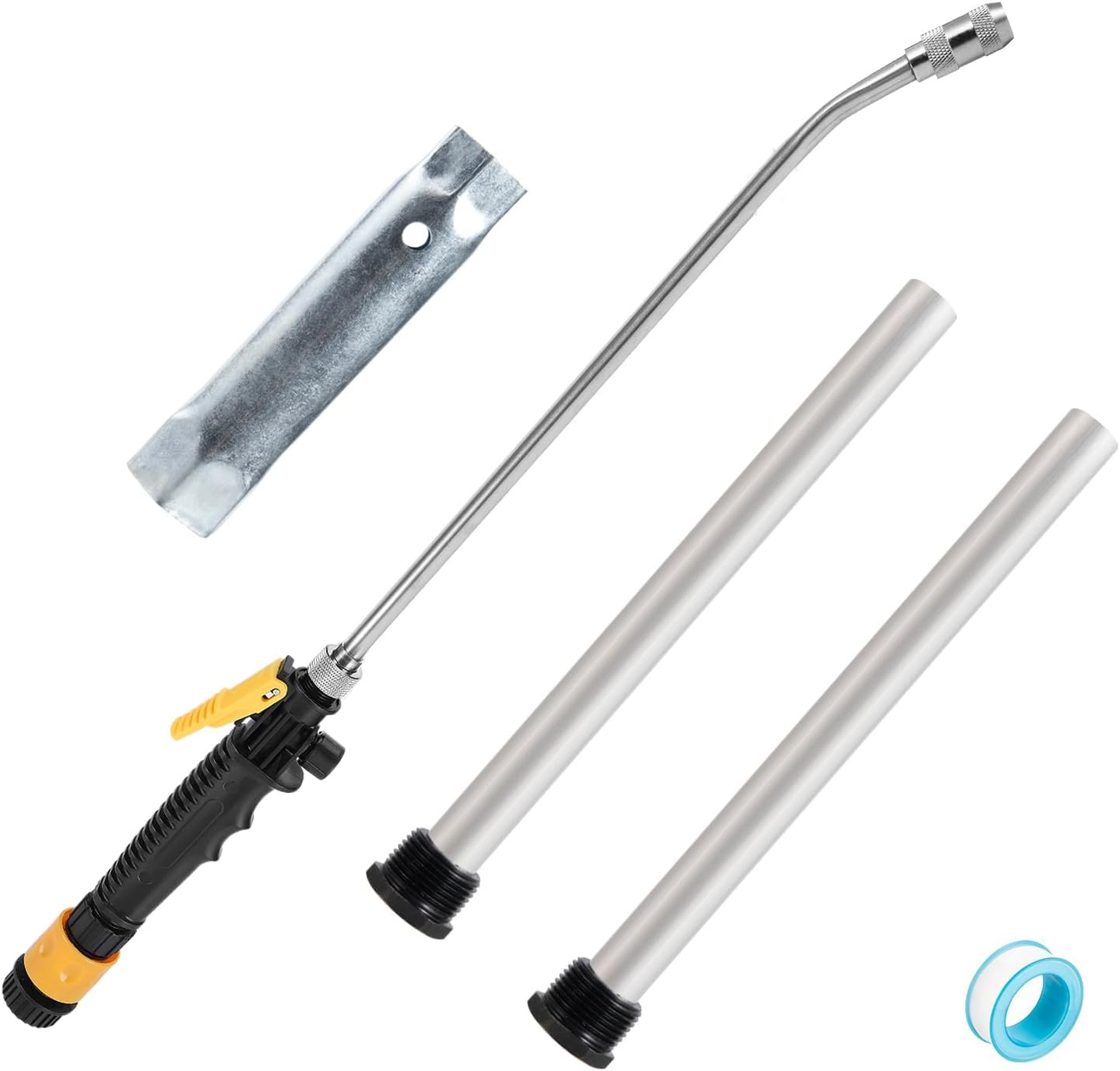 RV Water Heater Tank Rinser - Powerful Cleaning Hot Water Flush Wand, Travel Trailers Camper Water Tank Sediment Scale Cleaner Spray Flusher Accessory Essentials