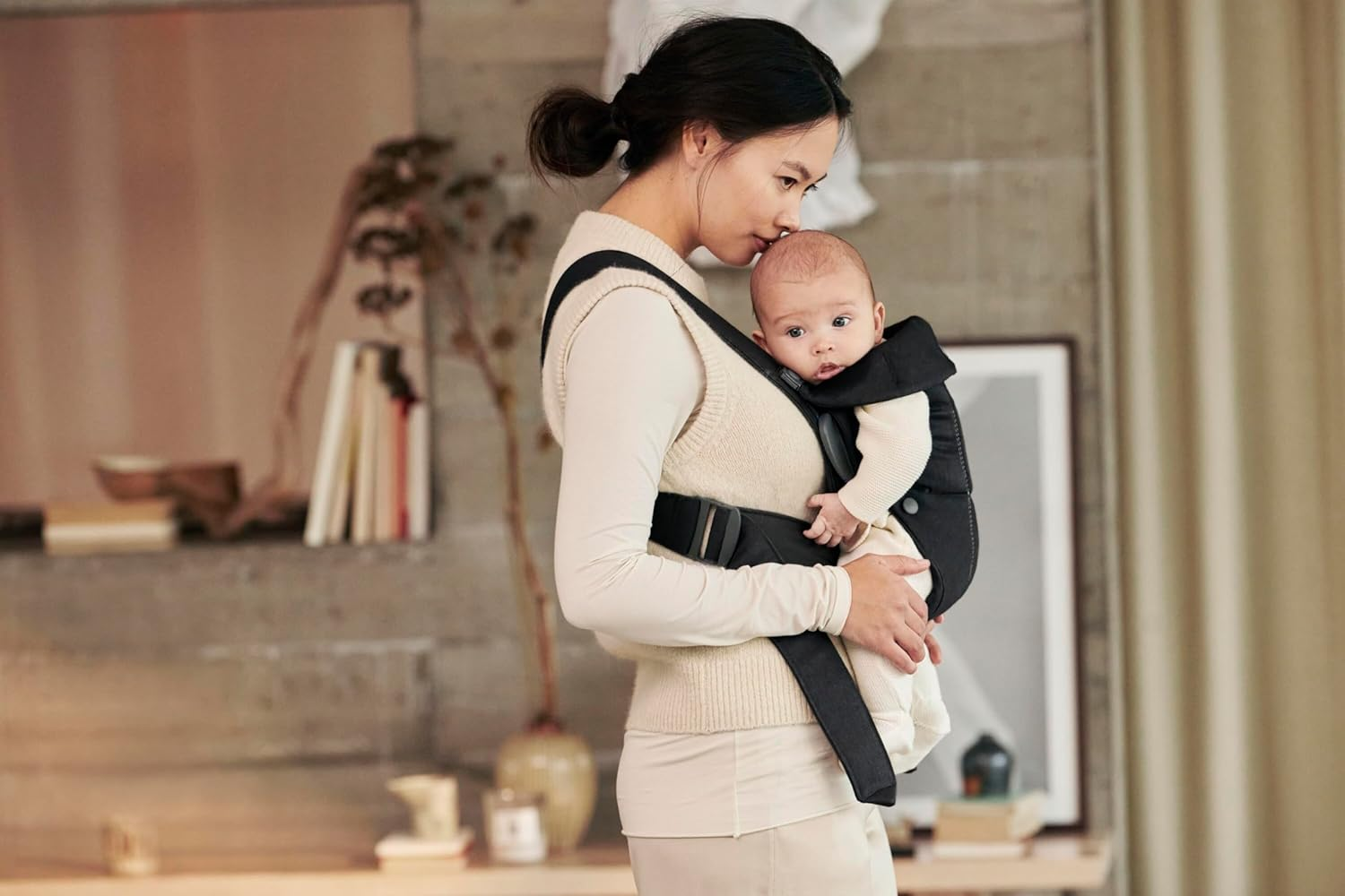 Baby Carrier MINI Woven Black image number 1