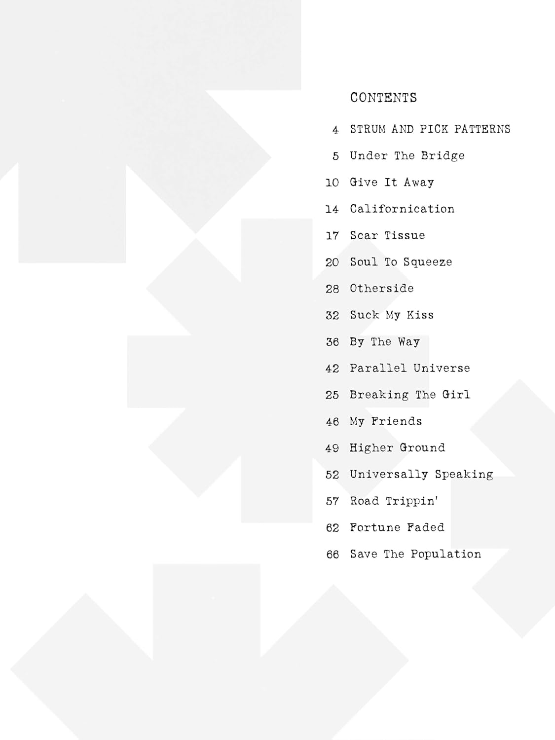 Red Hot Chili Peppers - Greatest Hits: Easy Guitar with Notes and Tab: Easy Guitar Tab