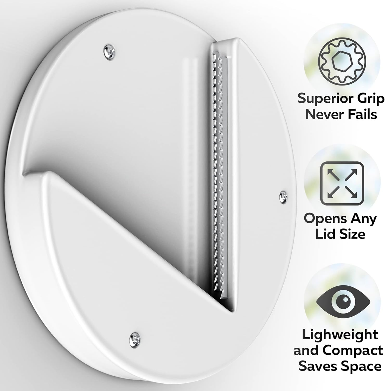 Under Cabinet Lid Jar Opener - for Weak Hands and Seniors with Arthritis - Heavy Duty, Allows to Easily Unscrew Any-Size Lid - Effortless Bottle & Can Opener for Your Kitchen image number 2