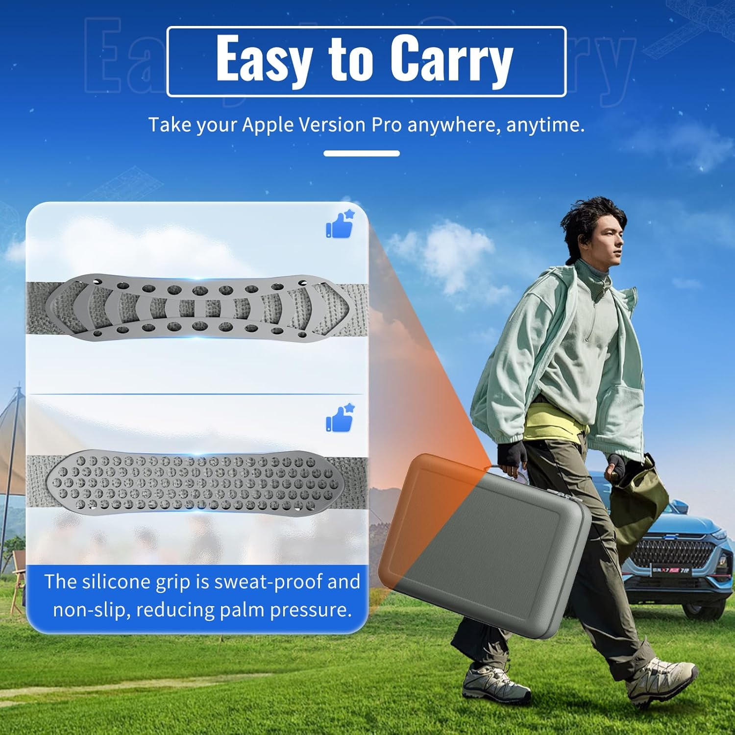 Case for Starlink Gen 3, DUXICEPIN Travel Case for Starlink, Shock and Stress-Proof Bag for Starlink RV, Bag for Starlink Gen 3 Antenna with Water and Dust-Resistant Fabric image number 1