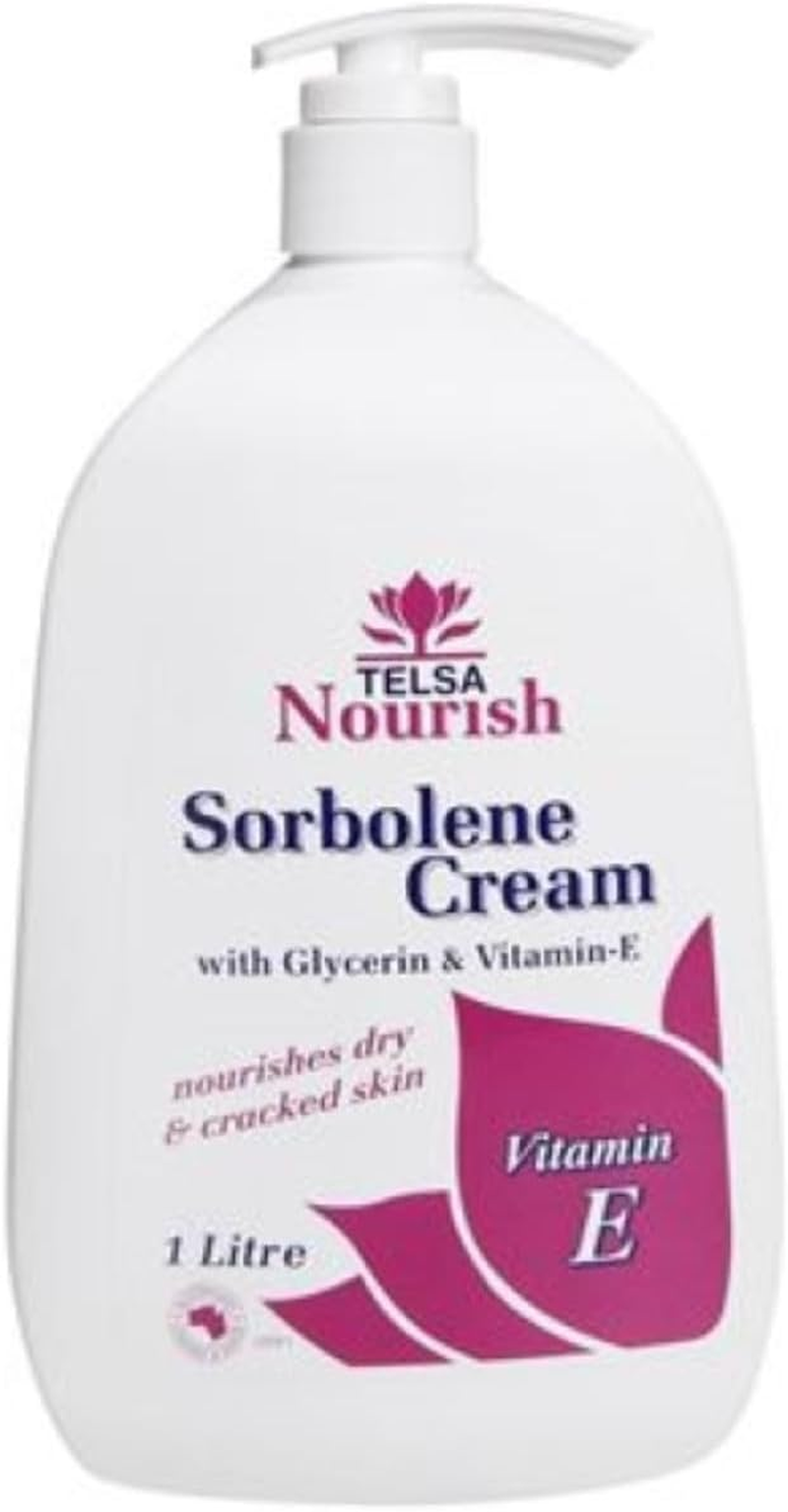 Telsa Nourish Sorb. & Glyc. 10% W/Vit E 1 Litre Pump