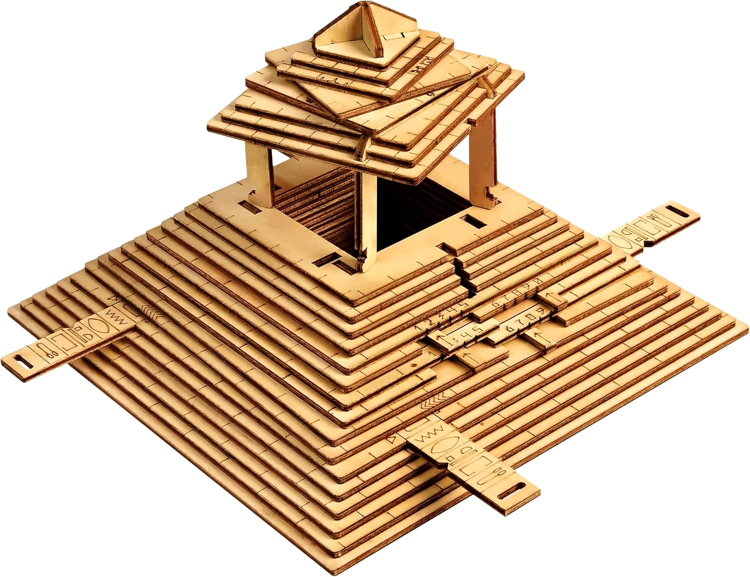 ESC WELT Quest Pyramid Puzzle Box - Escape Room in a Box - Brain Teaser Puzzles for Adults & Teenagers - Puzzle Boxes with Hidden Compartment - 3D Puzzles for Adults - Wooden Puzzle for Family Games image number 2
