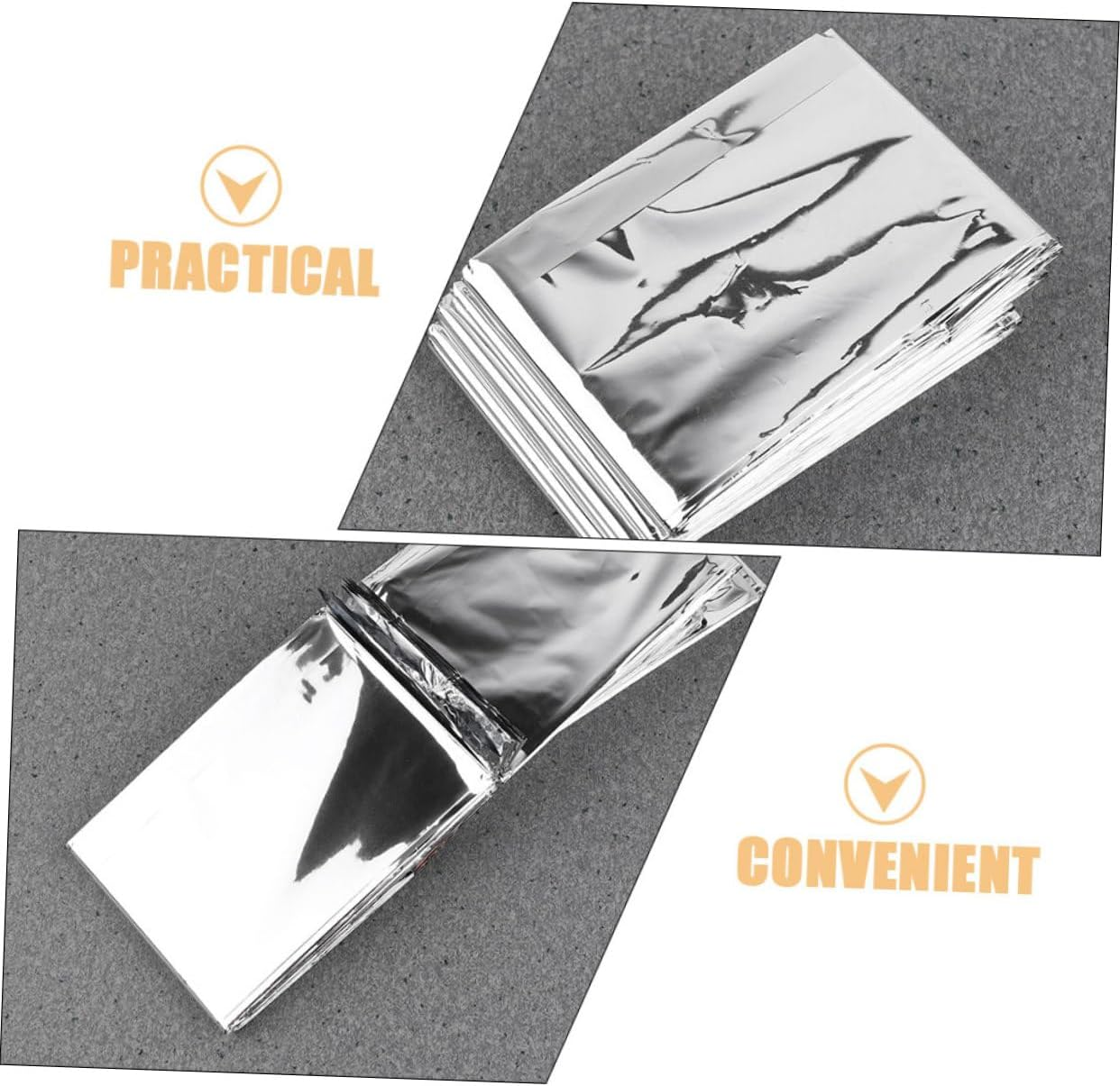 6Pcs Greenhouse Reflective Film for Plants Portable Plant Growth Aid Pe Material for Gardening Enthusiasts High Light Reflection image number 3