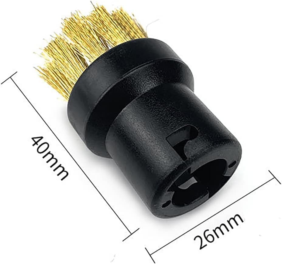 For Karcher SC1 Replacement Accessories Nozzle Brush,Stubborn Stain Remove Durable Nylon Brush Nozzle Set for Karcher SC1 SC2 SC3 SC4 Steam Cleaner Part (Set 3) image number 6