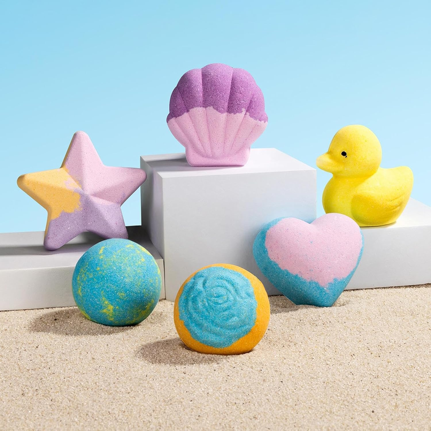 Bubble Bath Balls | Bath Balls,Relaxing Scented Skin Cleanser for Bathroom Home Travel Hotel Women Kids image number 1