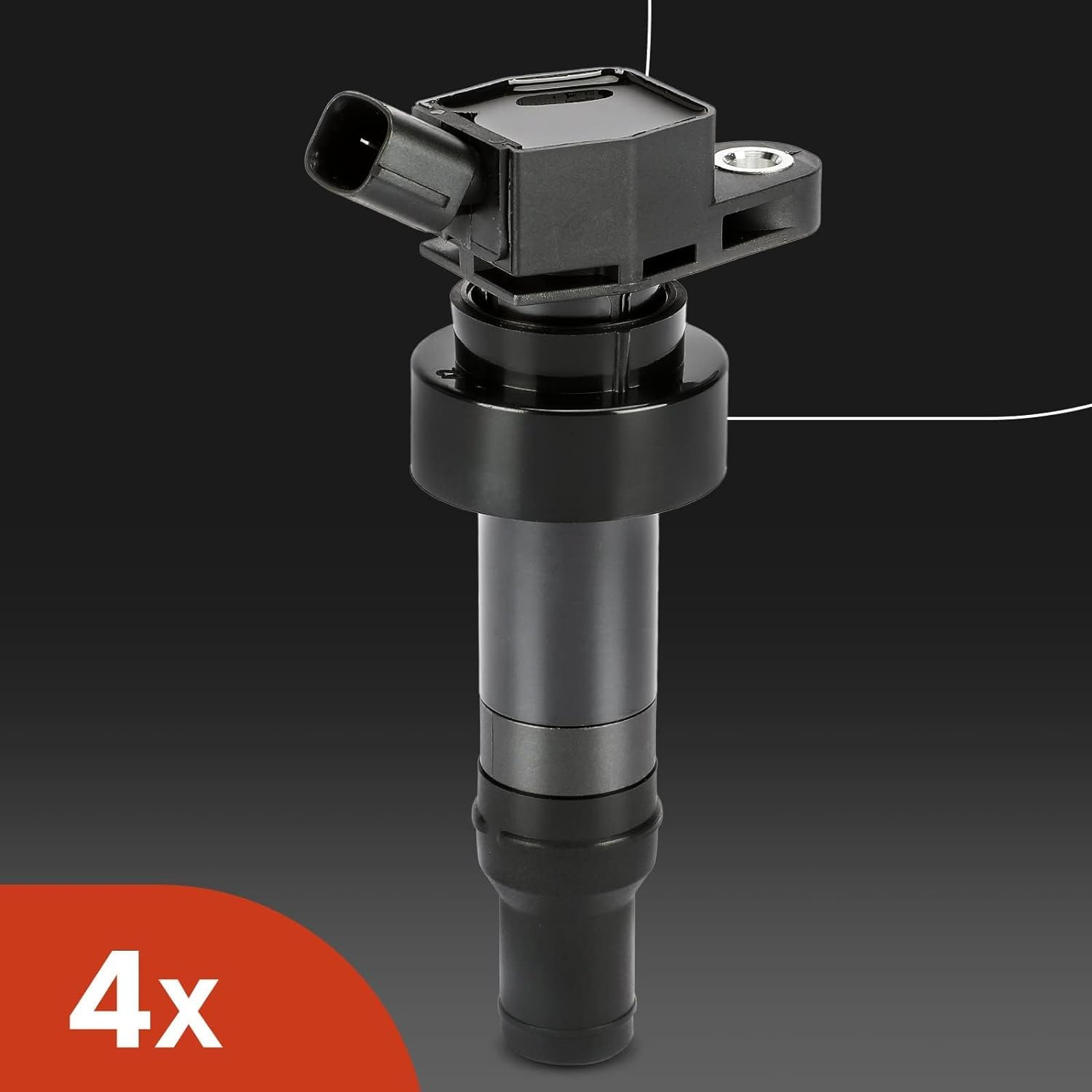 A-Premium Set of 4 Ignition Coil Pack and Iridium Spark Plugs Compatible with Hyundai Veloster 2012-2017, Accent & Kia Rio Soul 2012-2019, 1.6L Naturally Aspirated image number 3