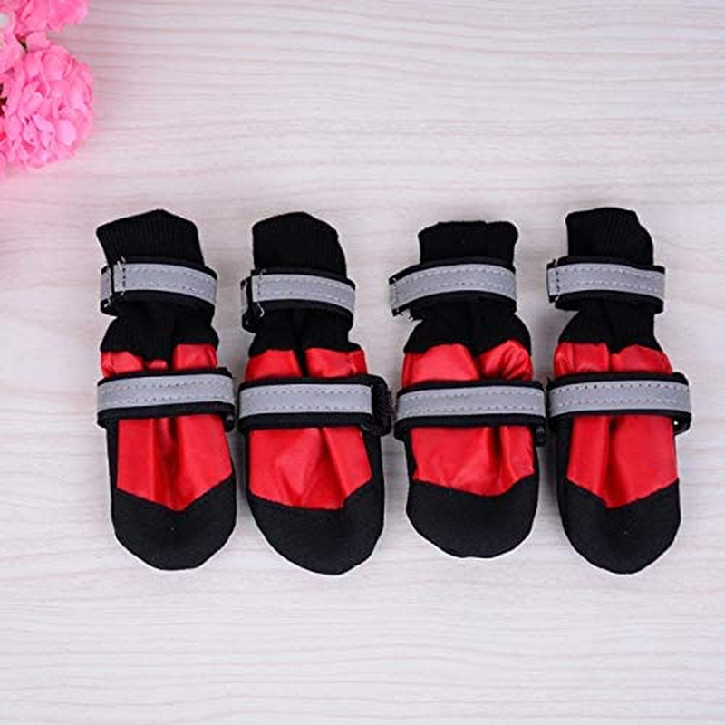 ZEEZ Waterproof Dog Boot X-Large (9 X 8Cm), Red image number 2