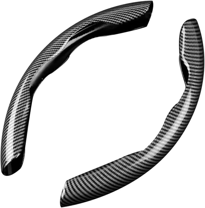 Car Steering Wheel Cover Carbon Fiber Universal Automobile Interior Accessories image number 1