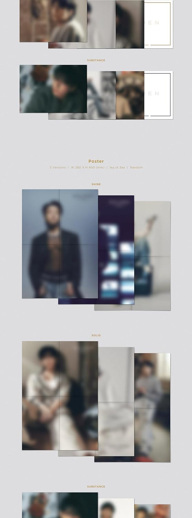 BTS Jungkook Golden 1St Solo Album Contents+Photobook+Photocard+Tracking Jung Kook (Standard Solid Version) image number 2