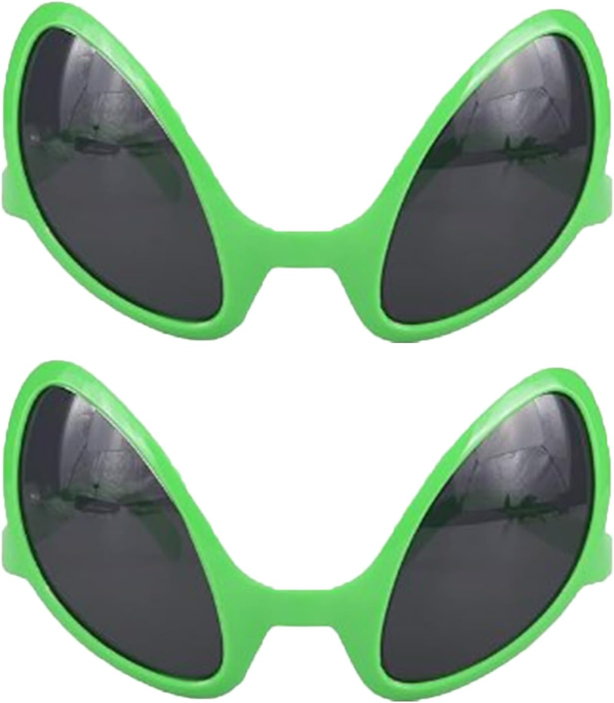 2 Pieces Alien Glasses Plastic Alien Sunglasses Alien Costume Mask for Halloween Cosplay image number 3