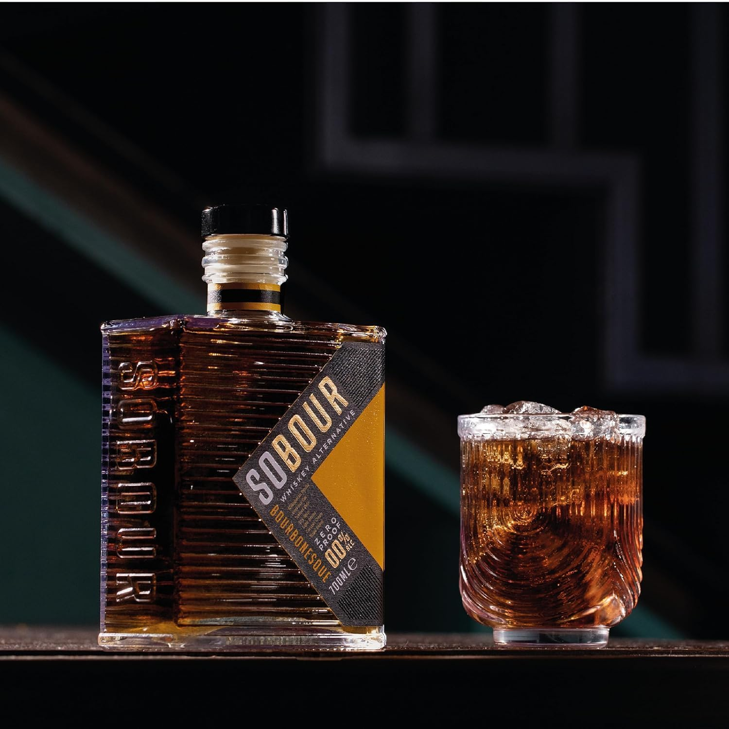 SOBOUR Bourbonesque Non-Alcoholic Whiskey, 700Ml image number 1