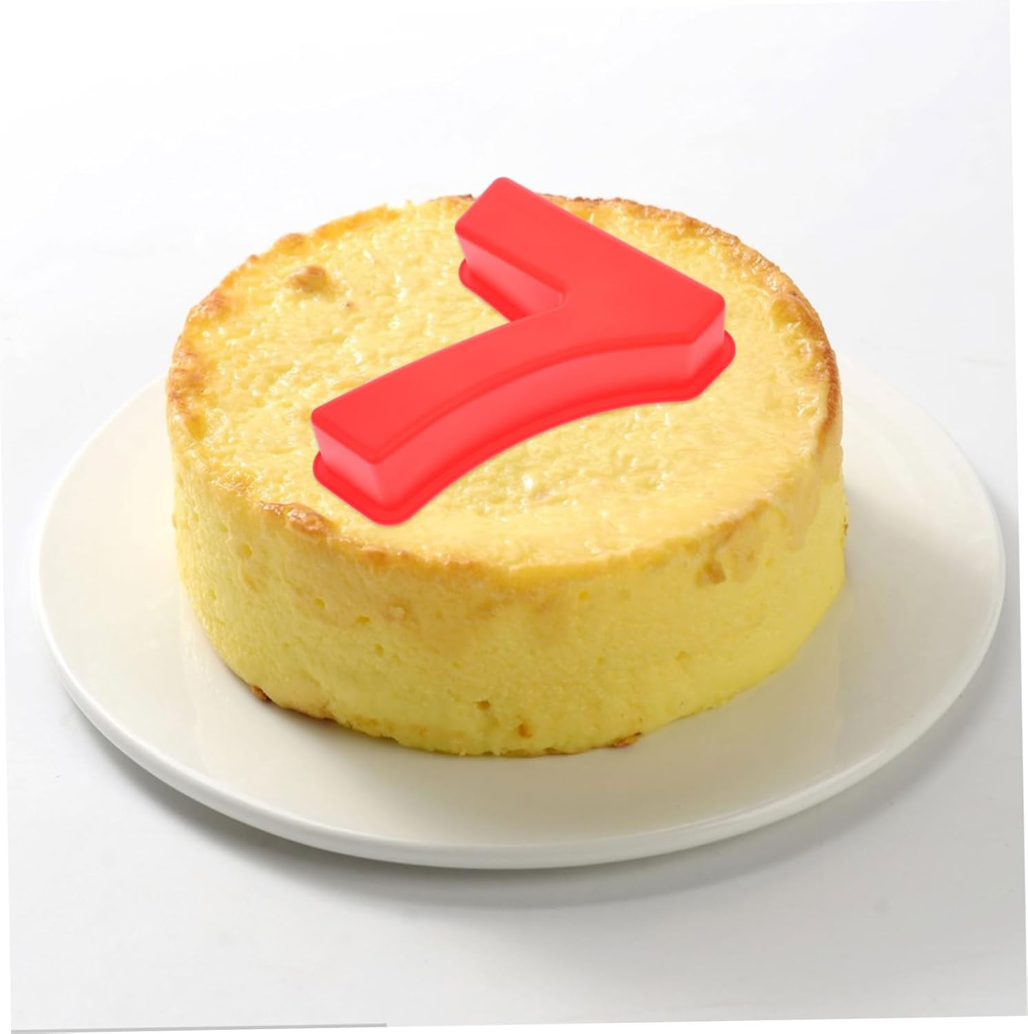 Number Cake Pans Set of 7 Silicone Moulds for Baking Non-Stick Easy to Clean for Home Baking image number 5