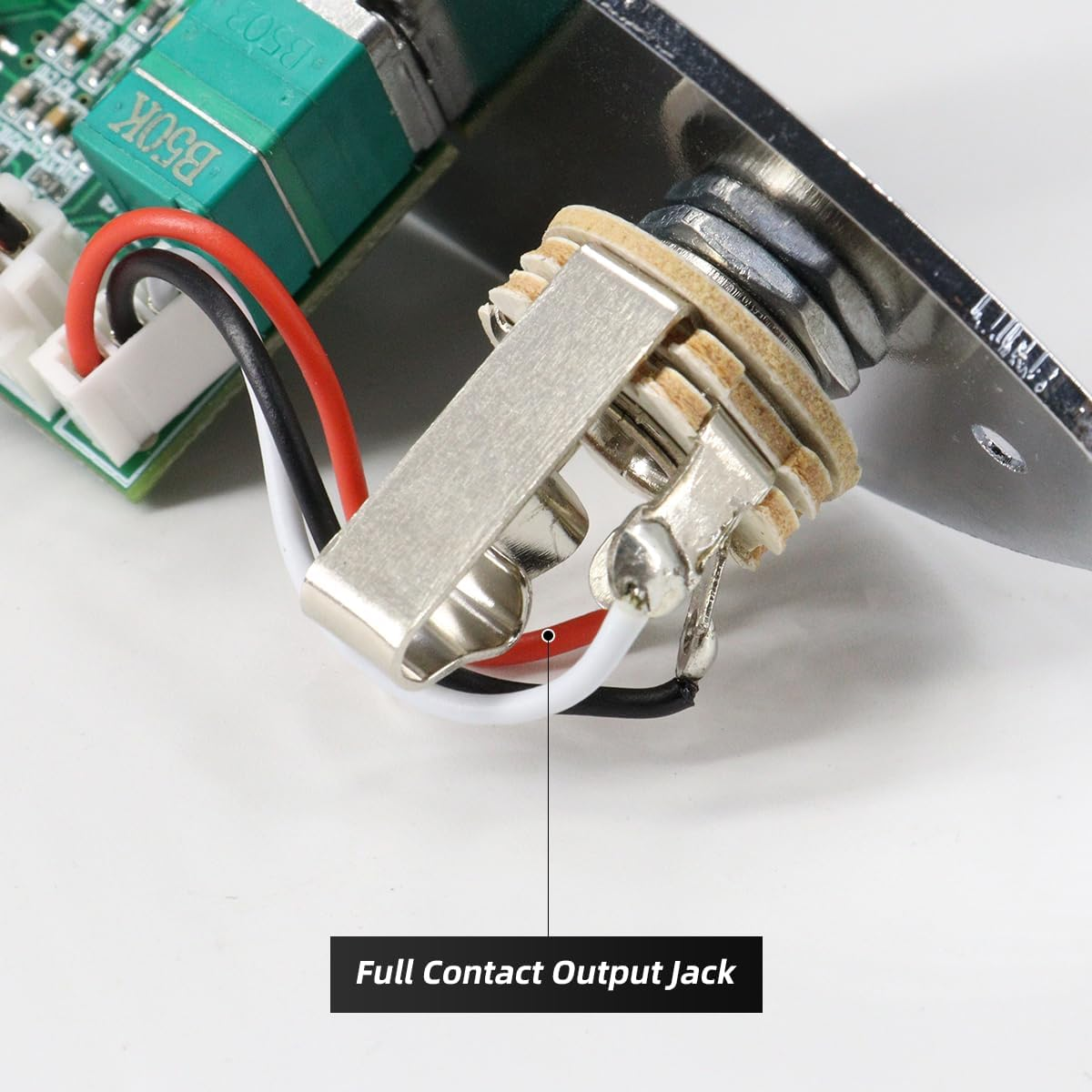 Prewired Control Plate Loaded Control Board with Wiring Harness Active/Passive Switchable for Jazz Bass Guitar Replacement Parts