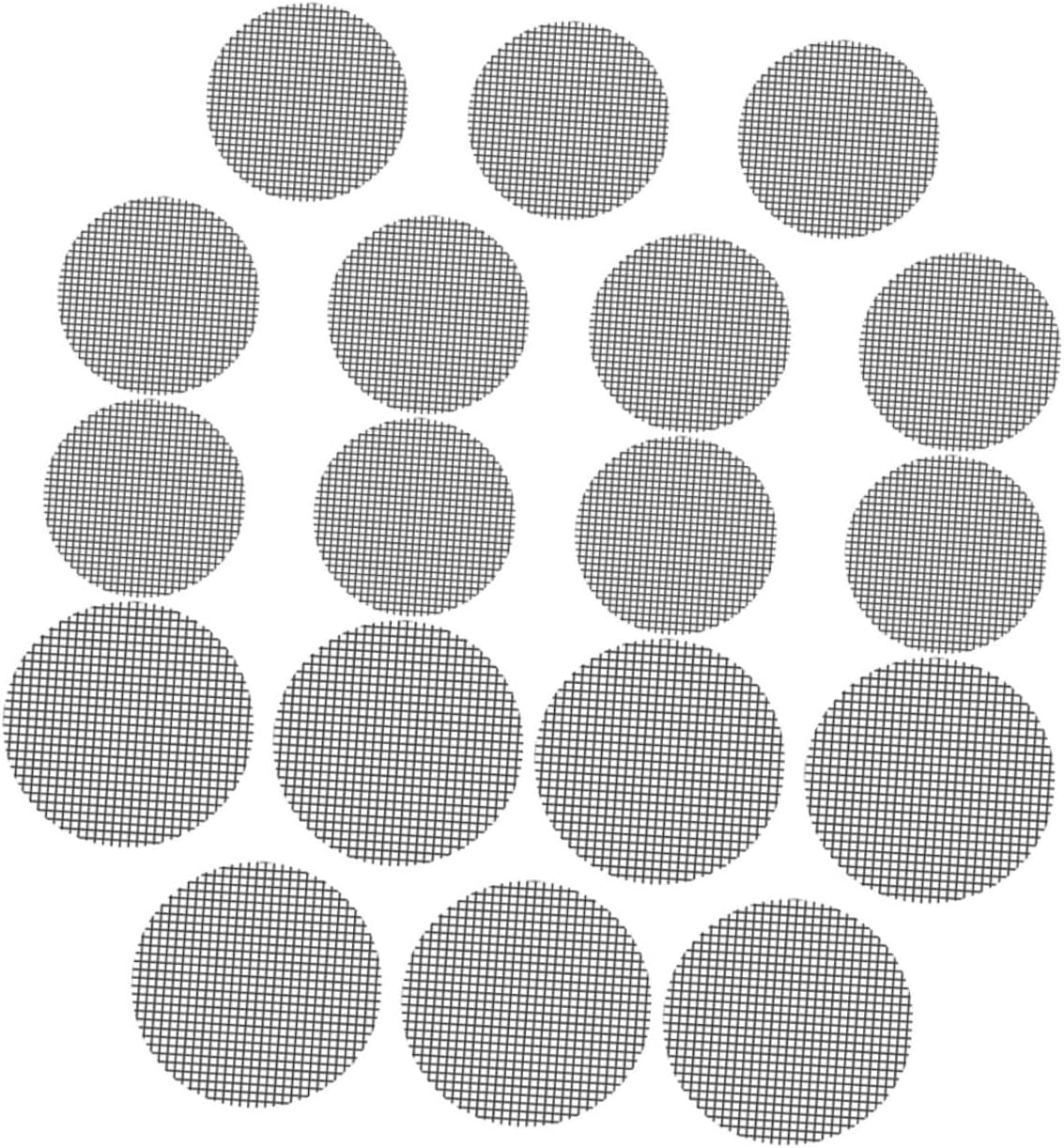 Sosoport 200Pcs round Flower Pot Mesh Pads Soil Loss Prevention for Plant Pot Drainage Breathable Gaskets for Healthy Growth for Gardening image number 1