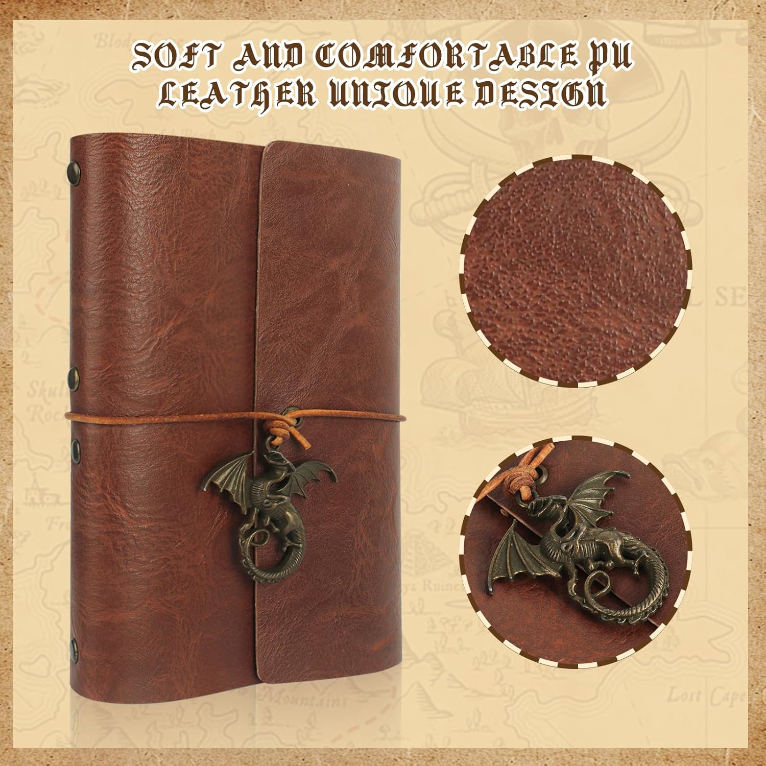 Spellbook Cards Holder D&D RPG Pocket Spell Book & Reference Card Holder, Tome of Recollection TTRPG Gaming Accessories for Dungeons and Dragons Beginner Master (61 Poker-Size Player Cards Included) image number 1