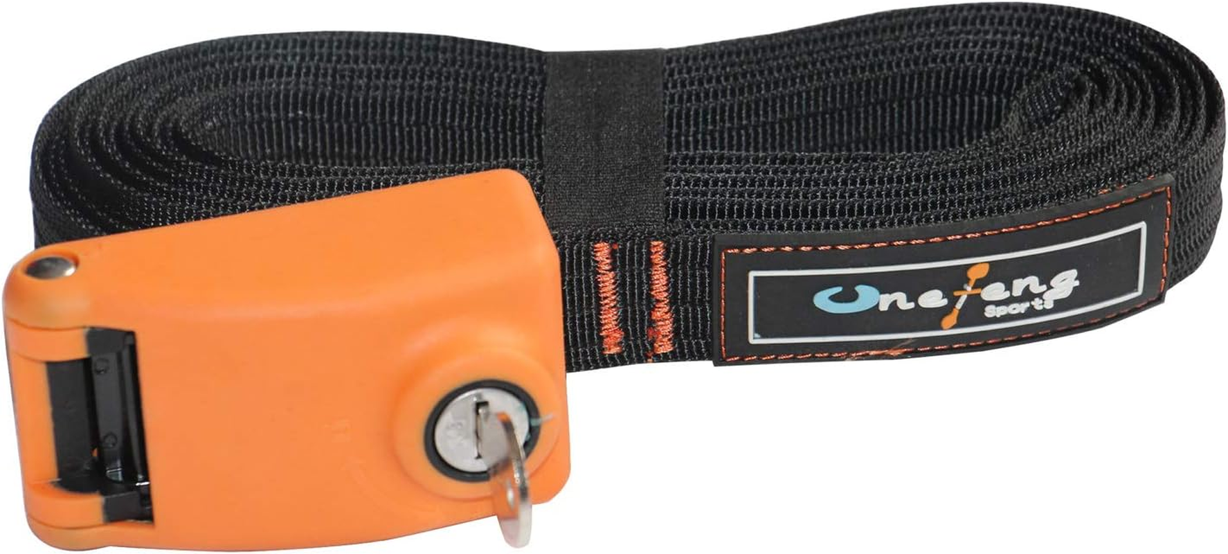 Lockable Tie down Strap with 3 Stainless Steel Cables - 2 Pack 10 Ft image number 3