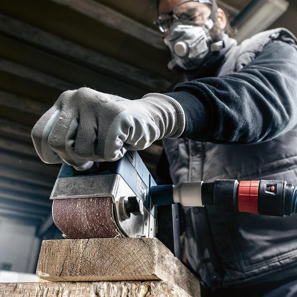 Bosch Accessories Professional 2608606072 2 608 606 072 3-Piece Sanding Belt Set, Red, 75 X 533 Mm, Set of 3 image number 6