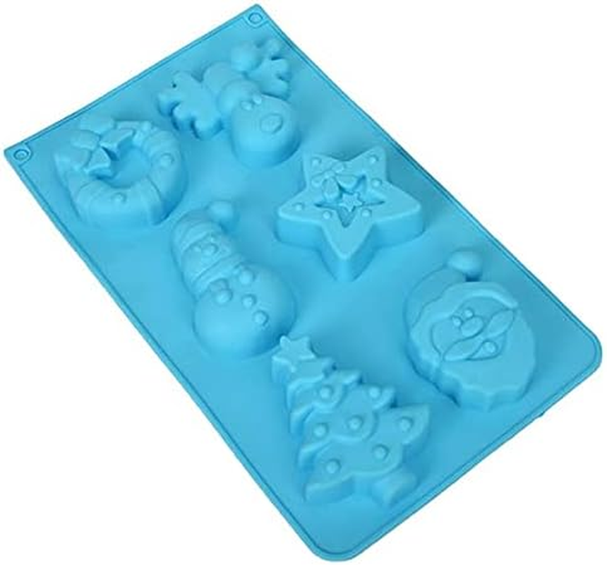 1Piece Christmas Tree Snowman Shaped Cake Mold Cupcake Making Tool DIY Baking Supplies Kitchen Mould for Xmas Party Zhengpingpai image number 1
