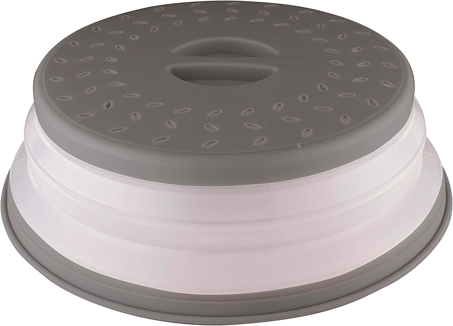 Avanti Collapsible Microwave Food Cover, Grey,Gray image number 2
