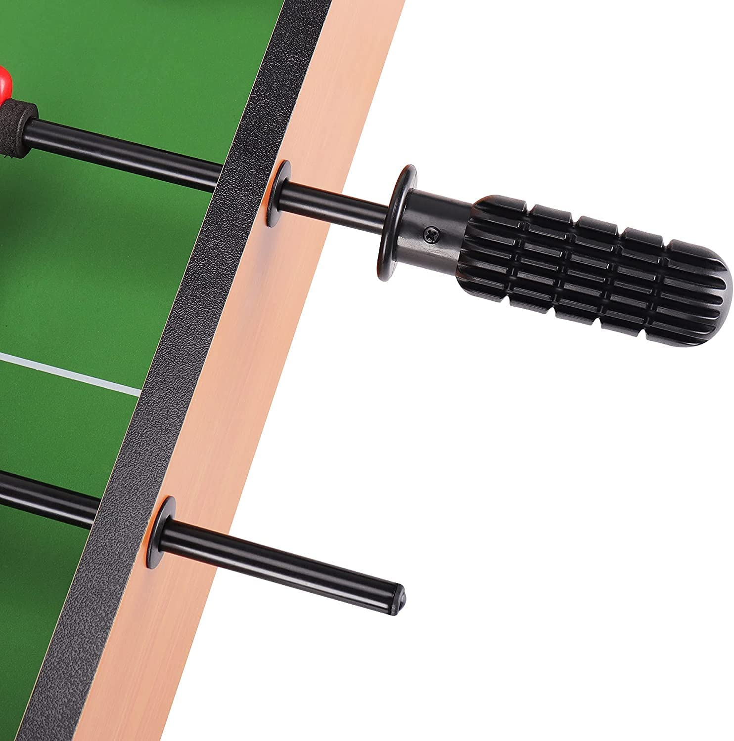 Nomel Tabletop Foosball Table- Portable Mini Table Football/Soccer Game Set with Two Balls and Score Keeper for Adults and Kids