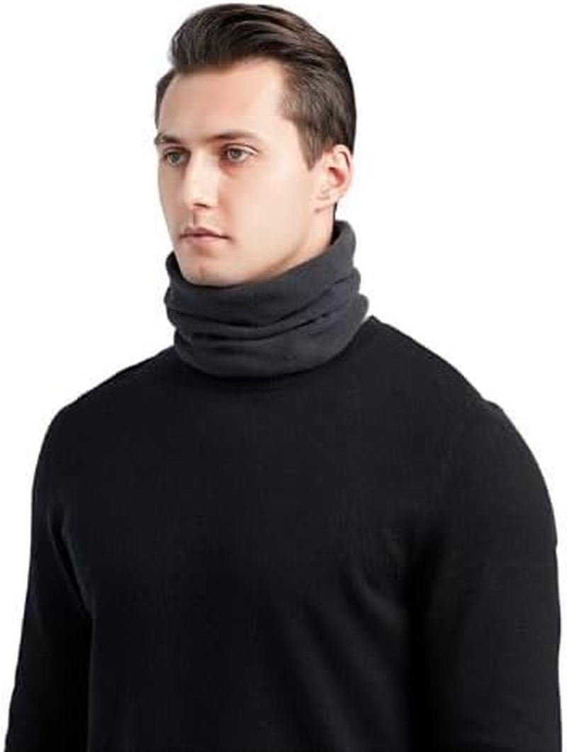 Winter Warm Neck Gaiter Fleece Neck Warmer Windproof Sports Headwear Skiing Neck Protector Plush Hat Cycling Face Mask image number 5