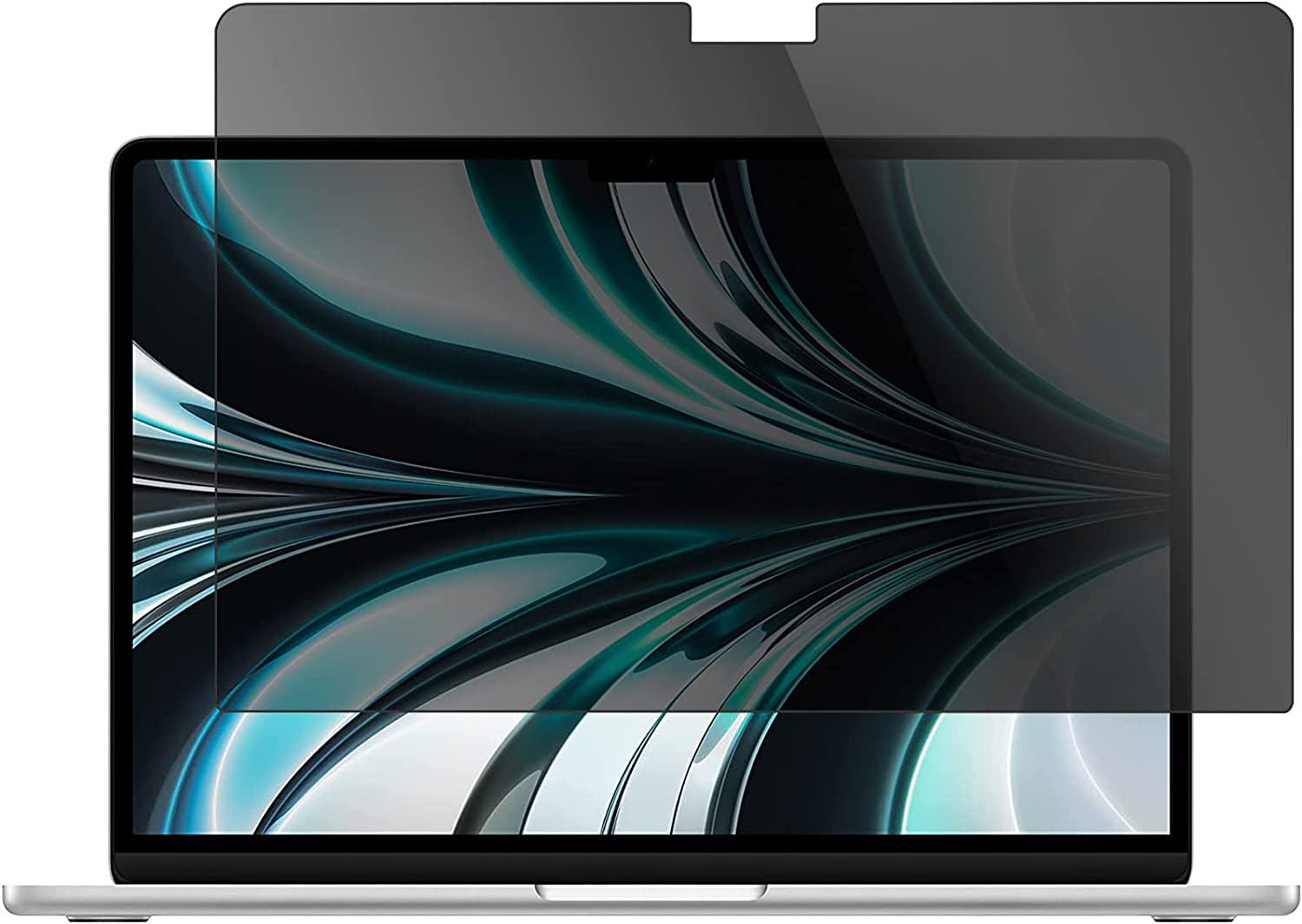 Procase Privacy Screen Protector for Macbook Air 13.6 M4 2025 / M3 2024 / M2 2022, Anti-Spy Tempered Glass Tinted Screen Film Guard for Macbook Air 13.6 Inch 2024 2022 A3240 A3113 A2681 with M3/M2 Chip & Touch ID image number 3