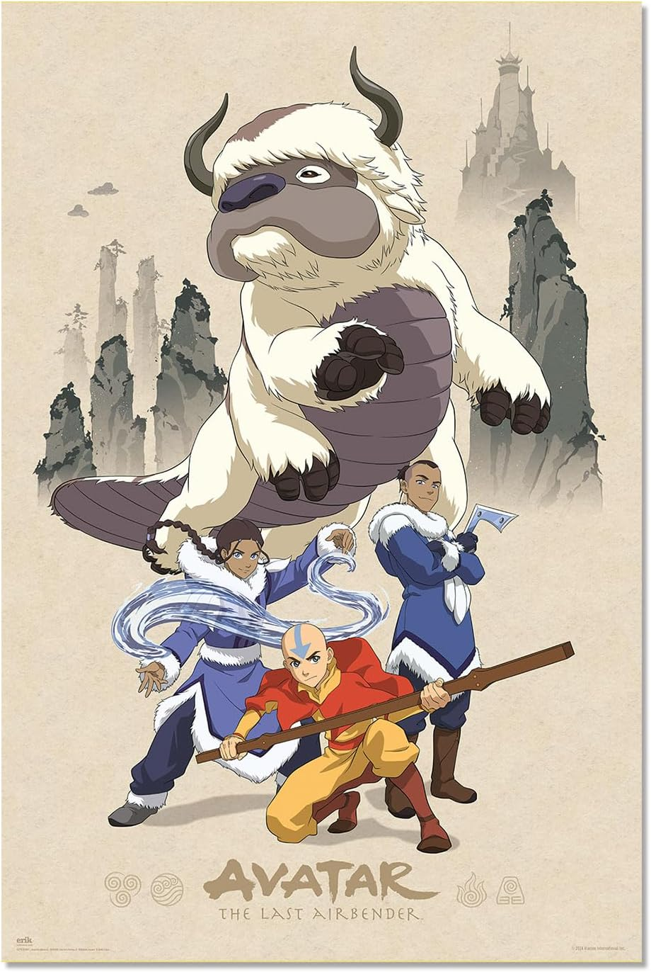 Grupo Erik Avatar: the Last Airbender Art - 36 X 24 Inches / 91.5 X 61 Cm - Shipped Rolled up - Cool Wall Poster